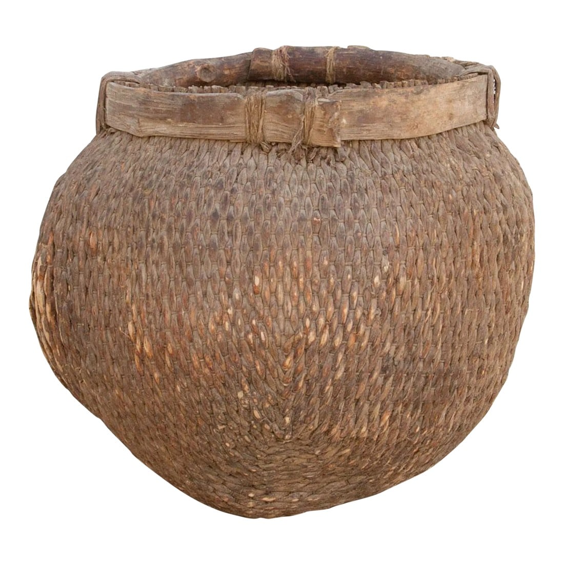 Antique Asian Vegetable Basket