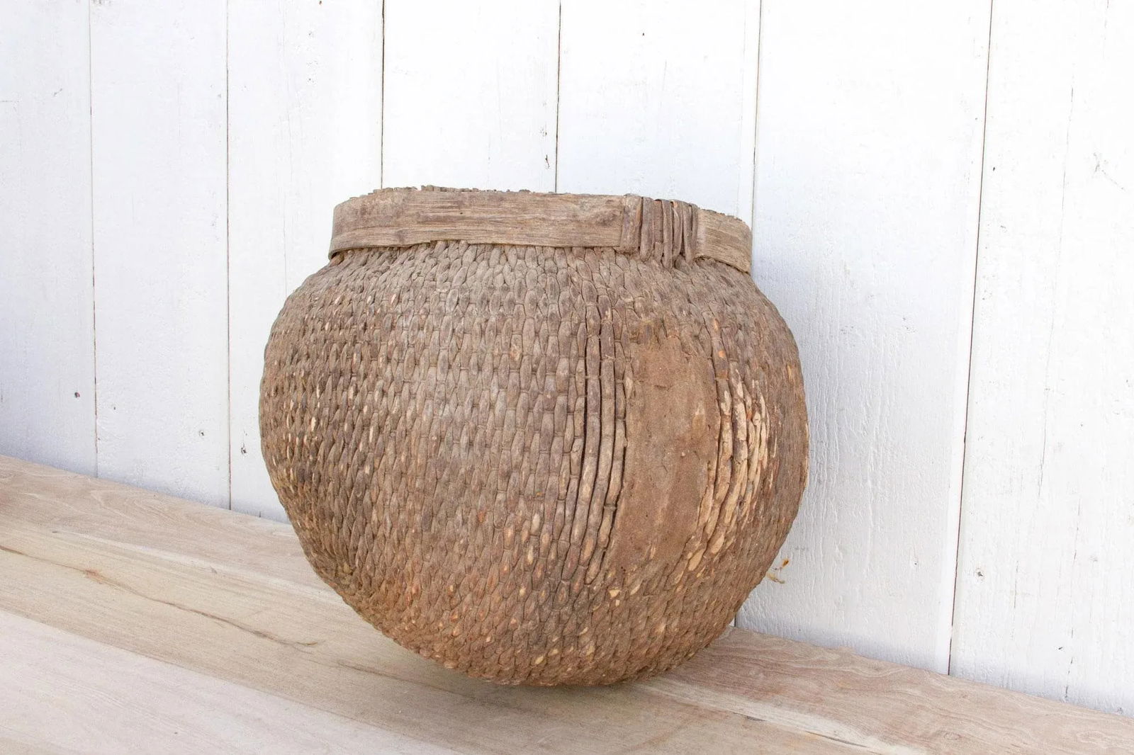 Antique Asian Vegetable Basket - 6