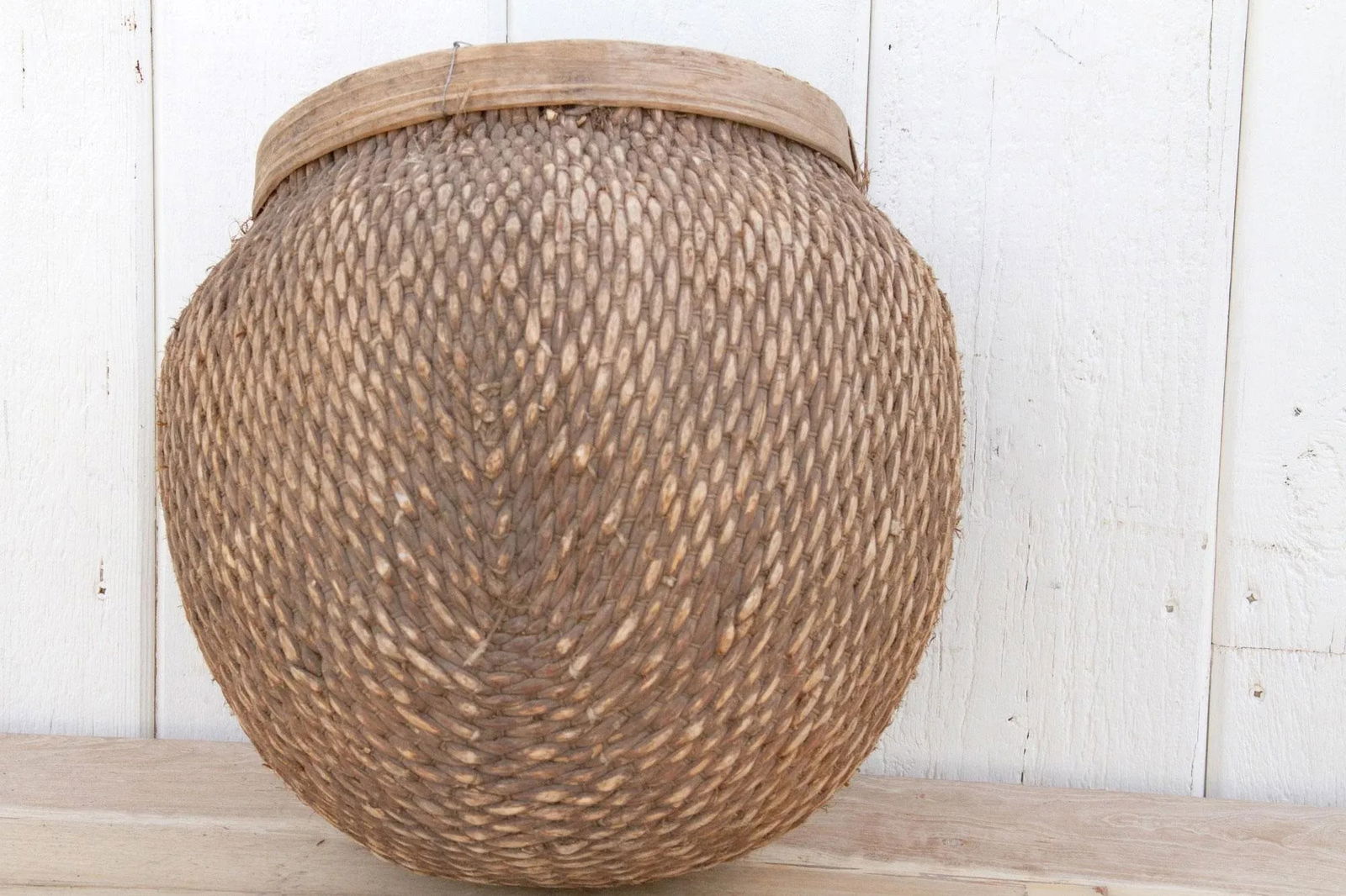 Asian Woven Fruit Basket - 5