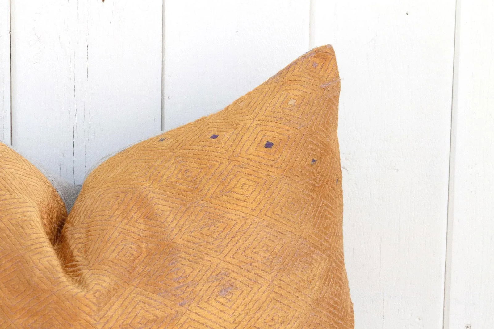 Jarosite Silk Phulkari Pillow - 4