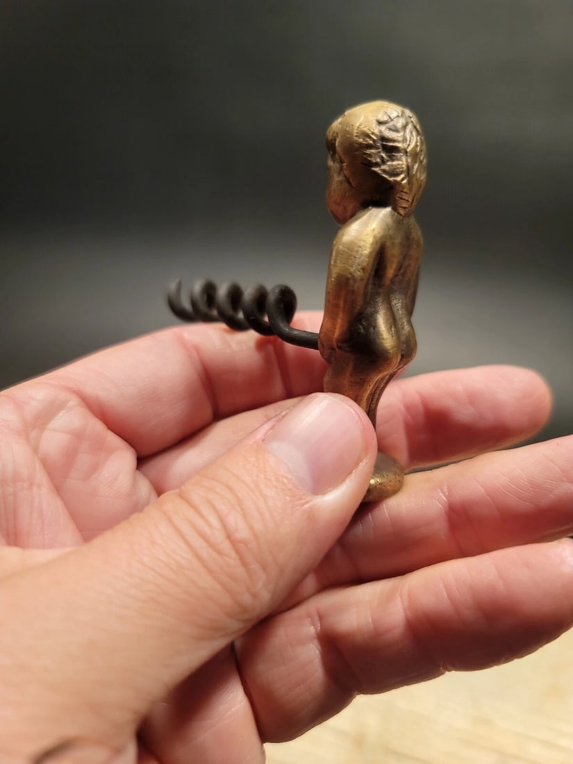 Boy Brass & Iron Corkscrew - 12