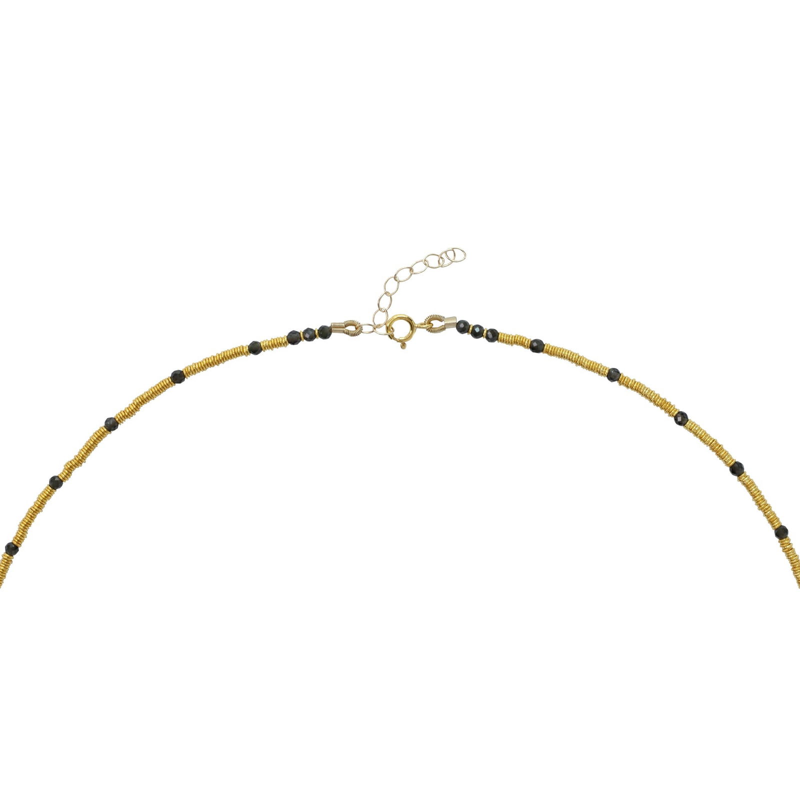 18K Gold Loose Coil Necklace - 5