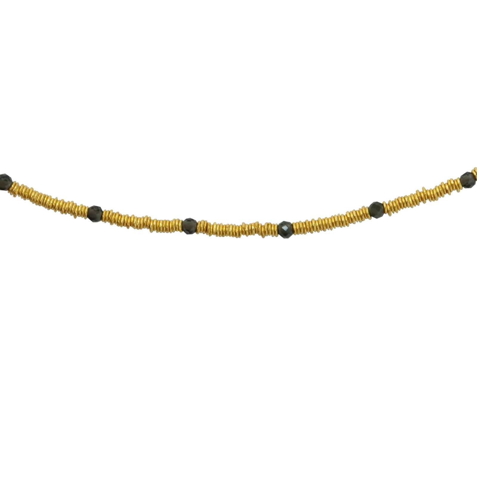 18K Gold Loose Coil Necklace - 8