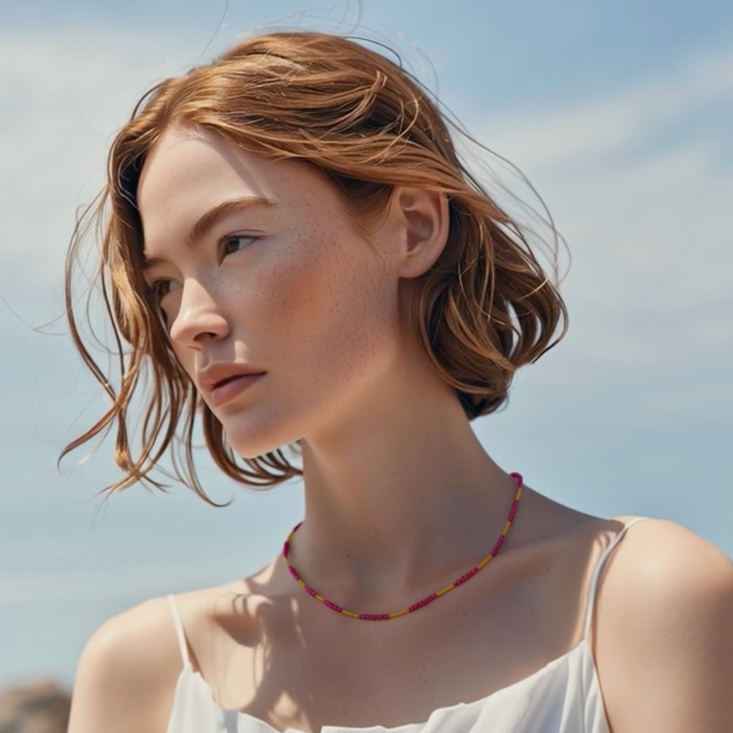 Stella Ruby 18K Gold Necklace - 10