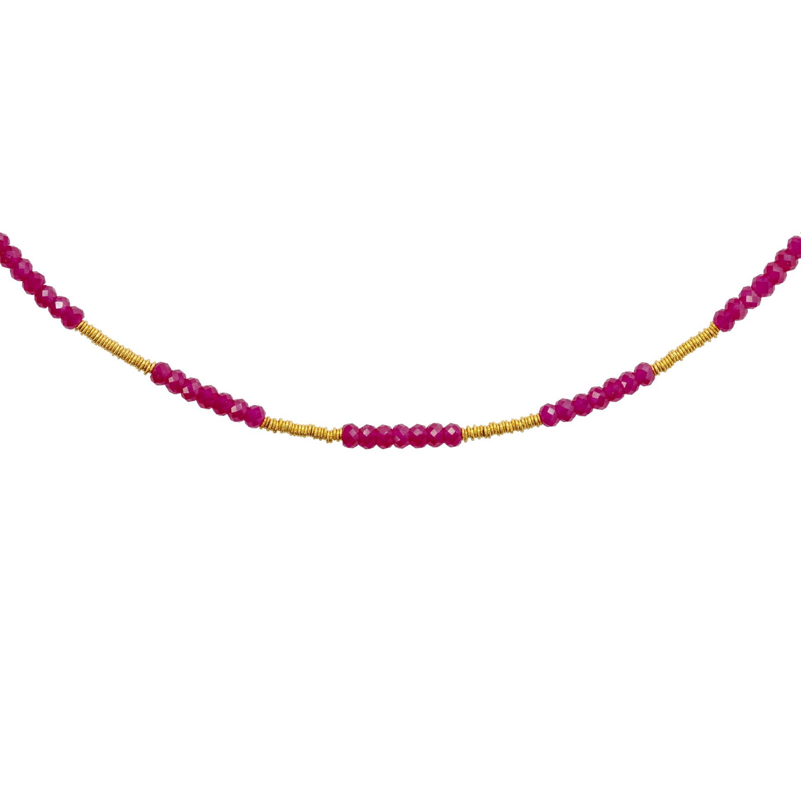 Stella Ruby 18K Gold Necklace - 6