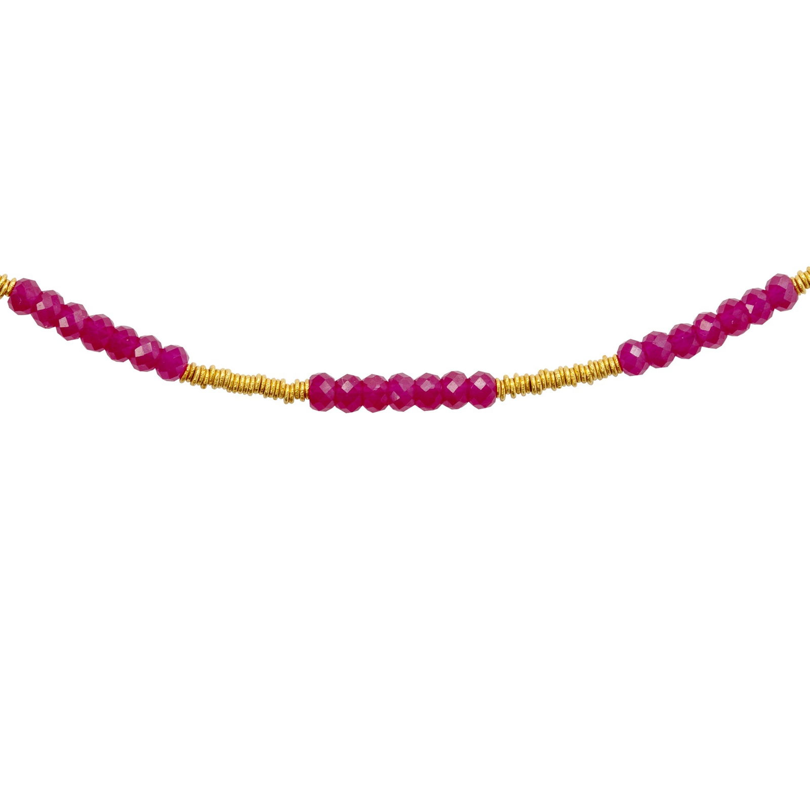 Stella Ruby 18K Gold Necklace - 7