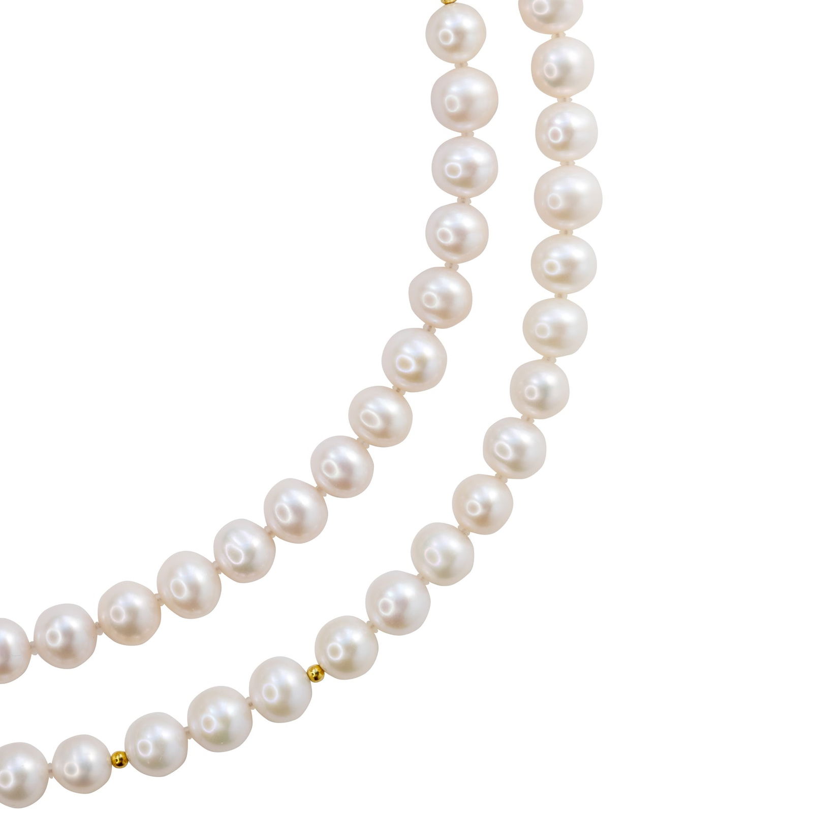 Baroque Pearls Rope Necklace 18K Gold - 5