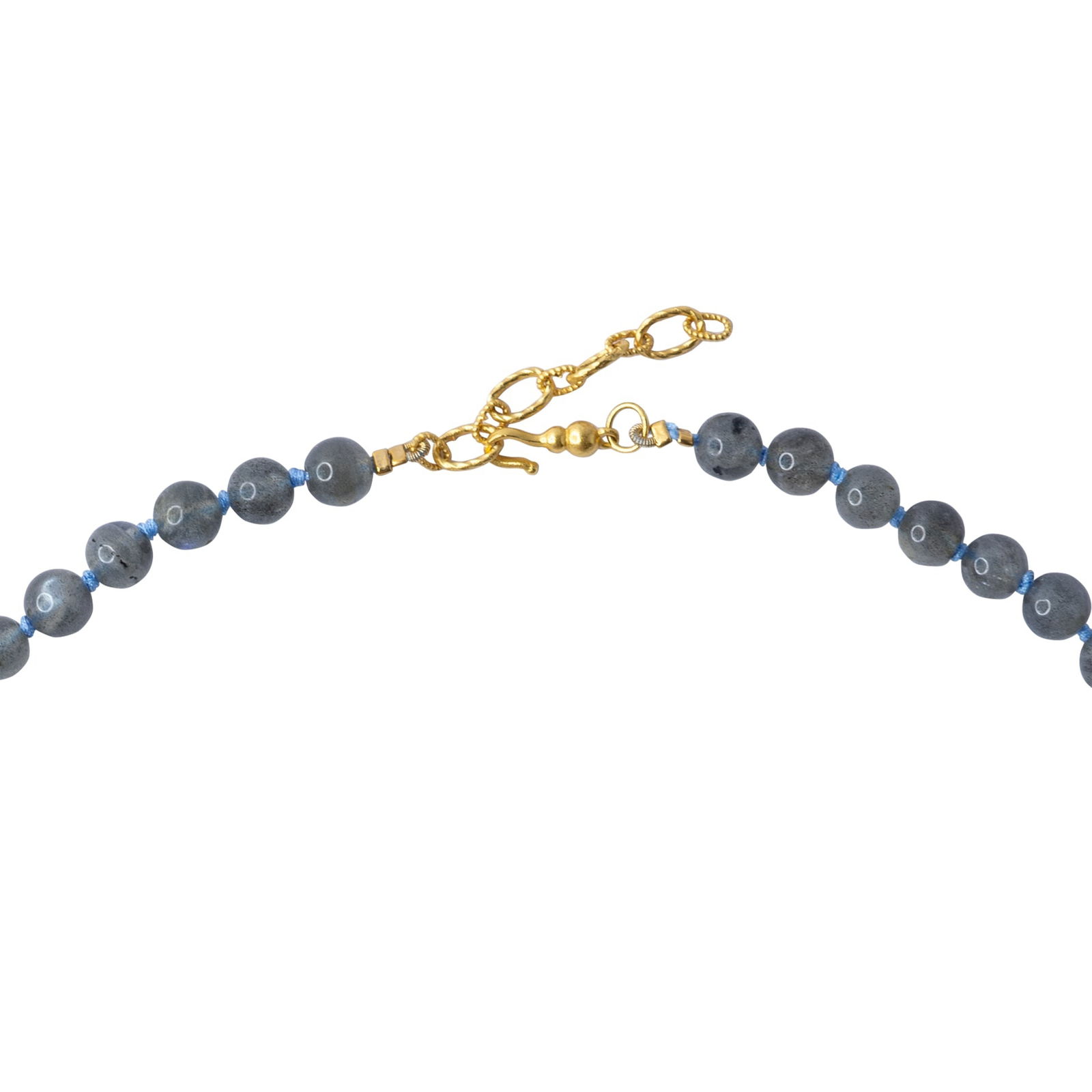 Translucent Gray Labradorite Necklace - 4