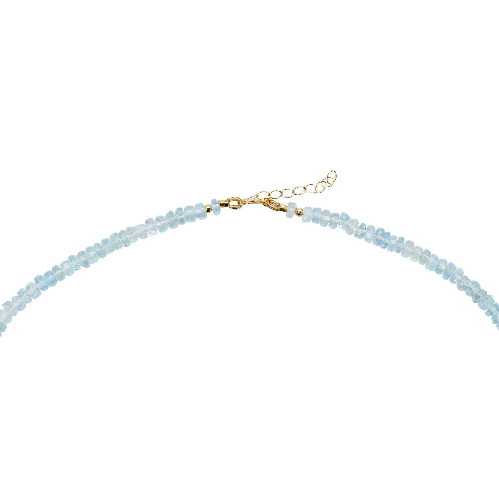 Moss Aquamarine Necklace 18K Gold - 5