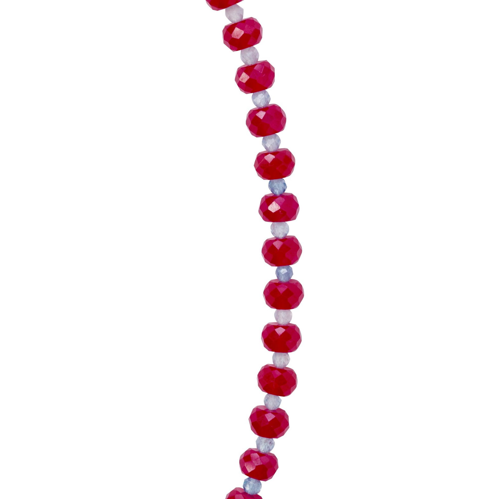 Jumbo Ruby Aquamarine Necklace 18K Gold - 5