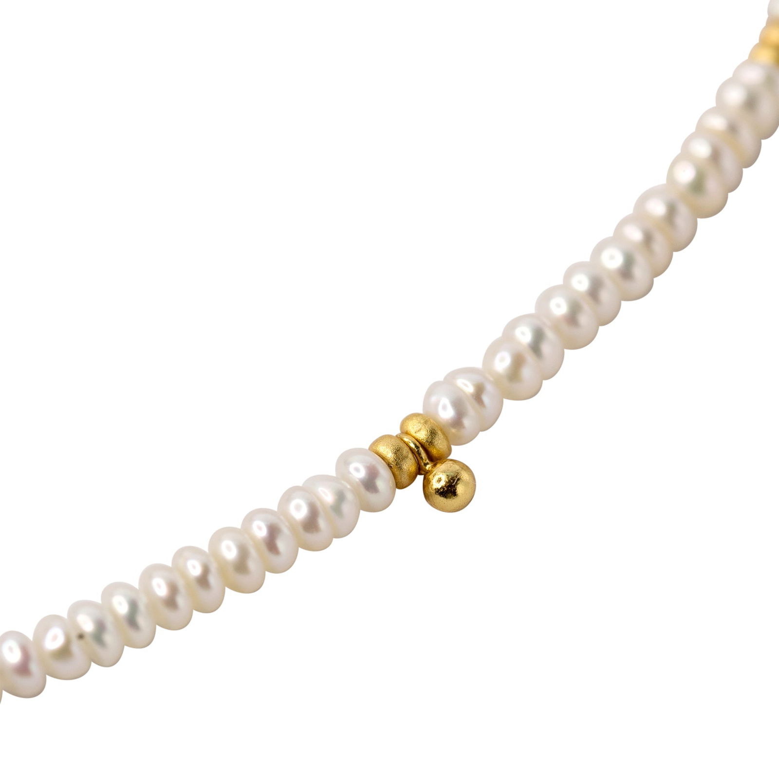 Tiny Pearl Necklace - 4