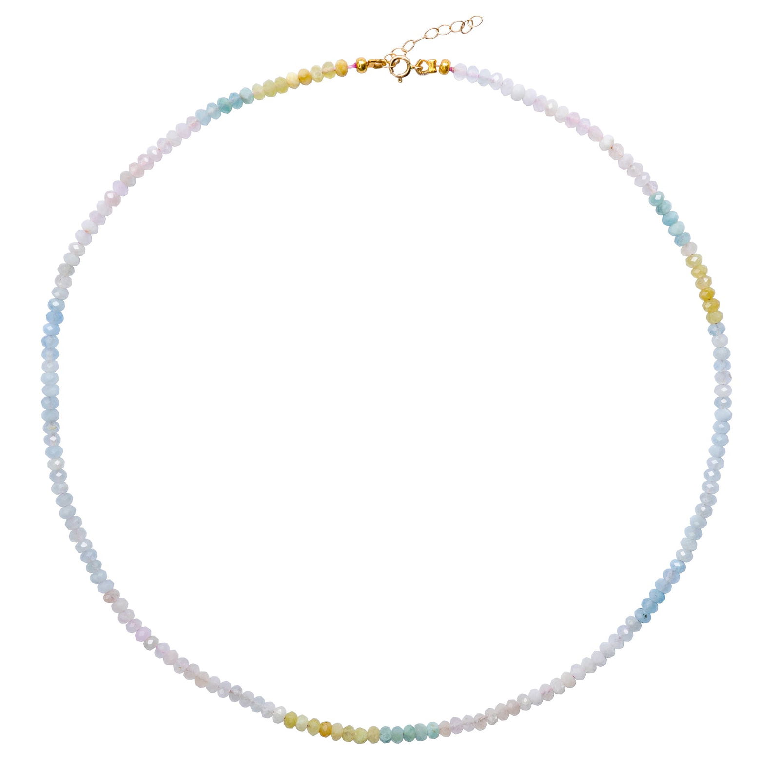 Candy Morganite 14K Gold Necklace