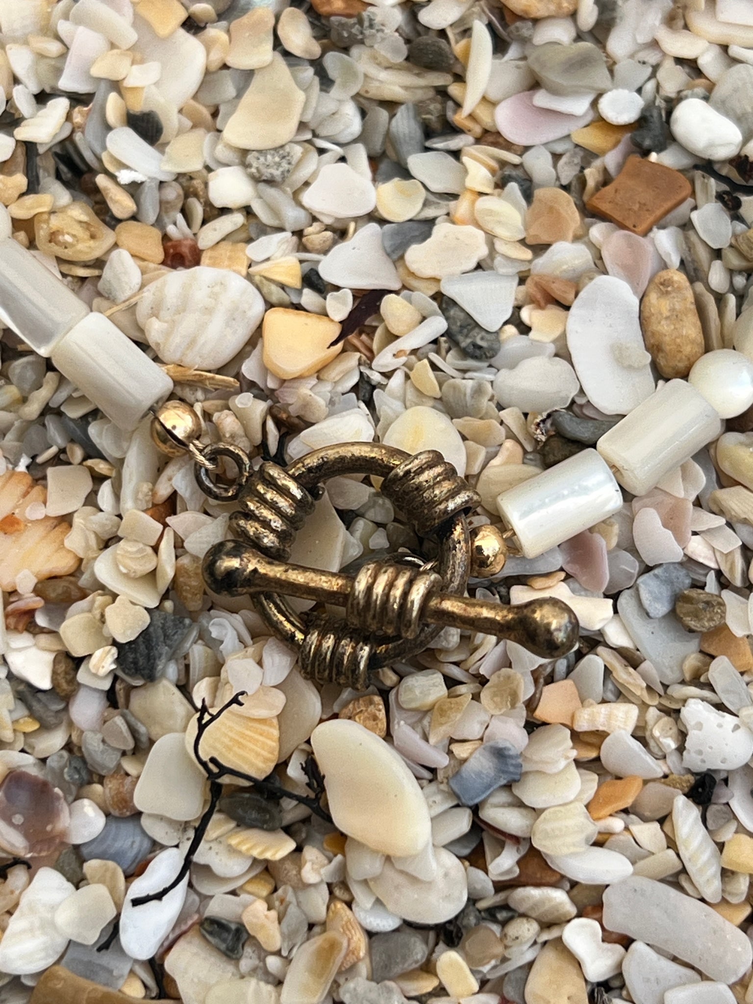 16" Abalone Bead Necklace - 3