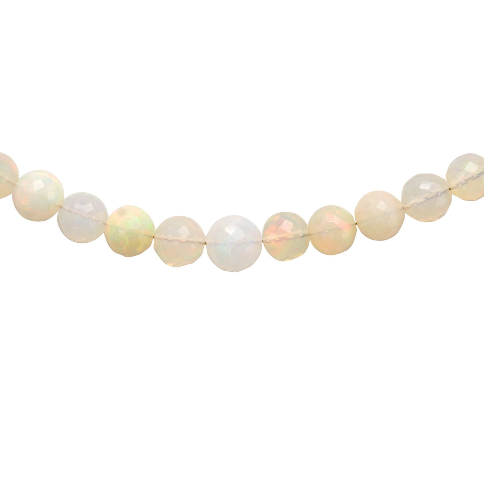 Ethiopian Opal Necklace 18K Gold - 4