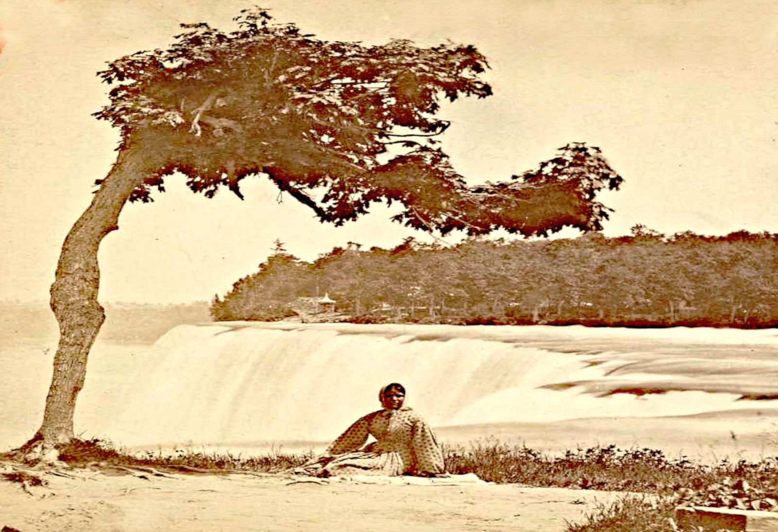 13X19" LG FORMAT, LUNA ISLAND SCENERY, NIAGARA FALLS: Title: 13X19" LG FORMAT, LUNA ISLAND SCENERY, NIAGARA FALLS Artist/Source: GEORGE BARKER Original Date: EXACT YEAR UNKNOWN Dimensions: 13X19 Description: || UNITED STATES SHIPPING ONLY! || This lot is