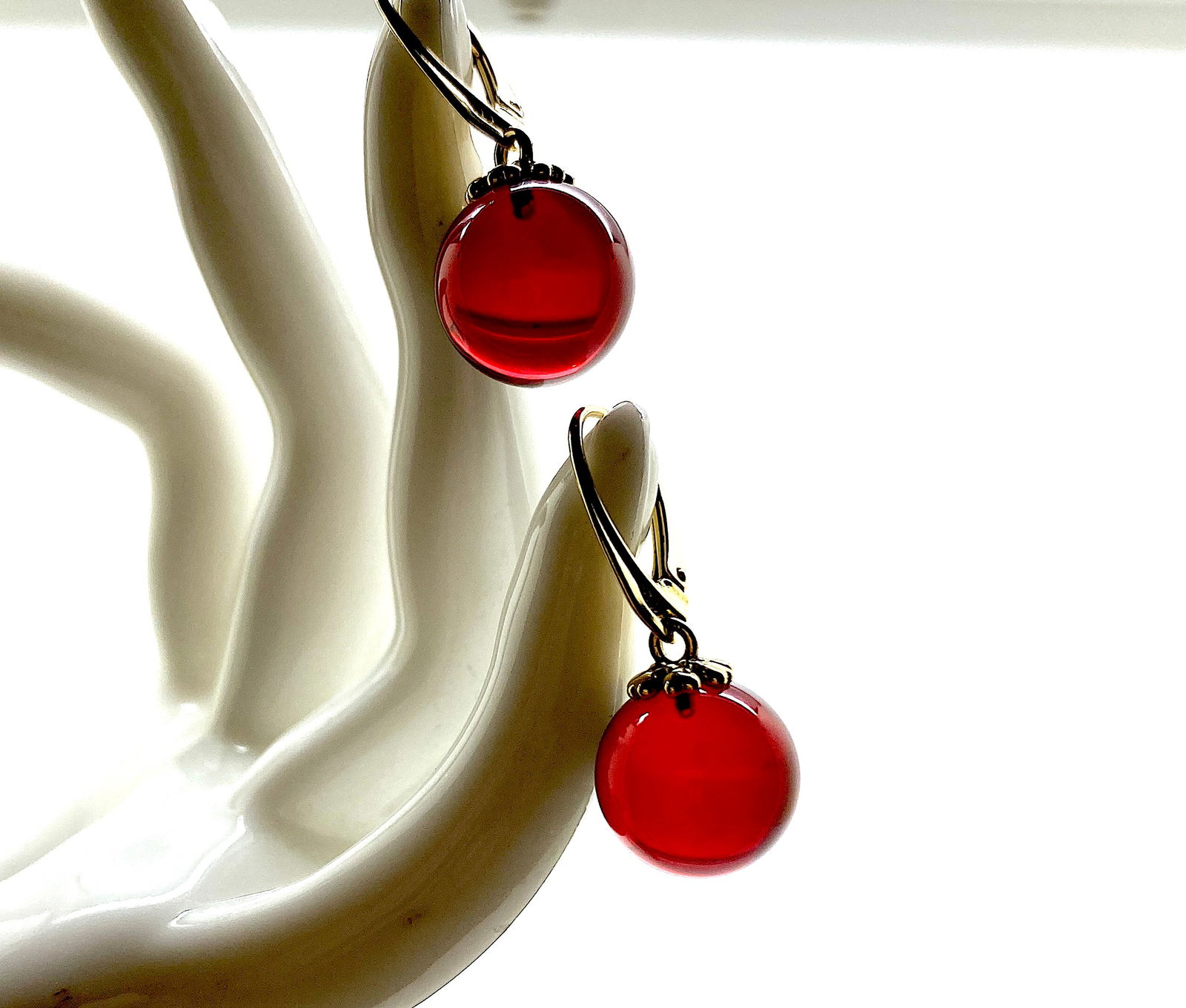 Remarkable Amber Earrings - 2