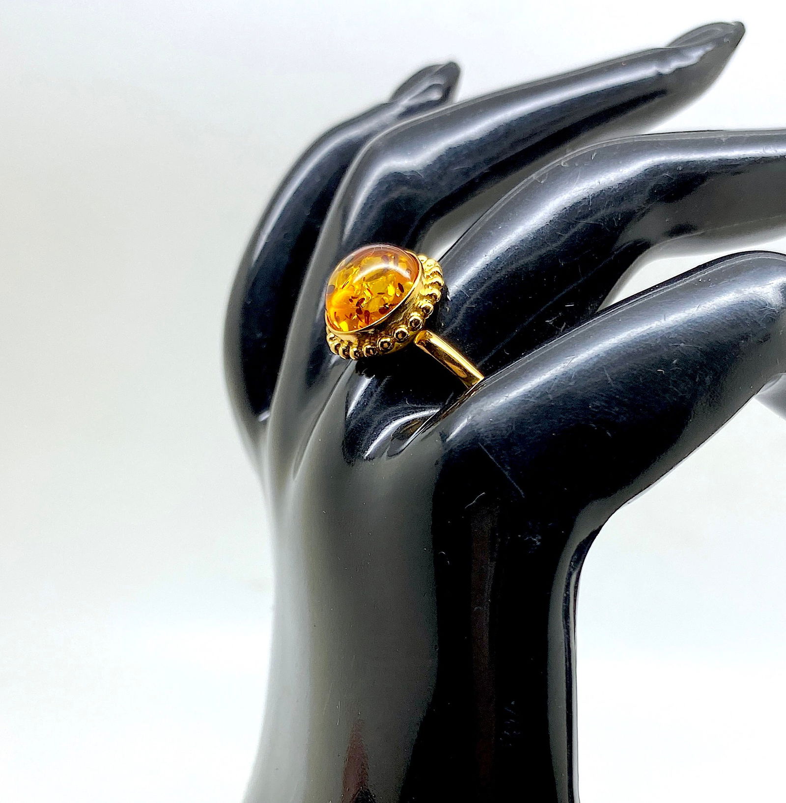 Exquisite Amber Ring - 5