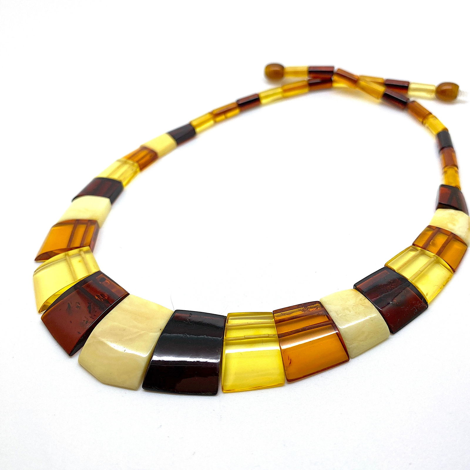 Staggering Amber Cleopatra necklace - 3