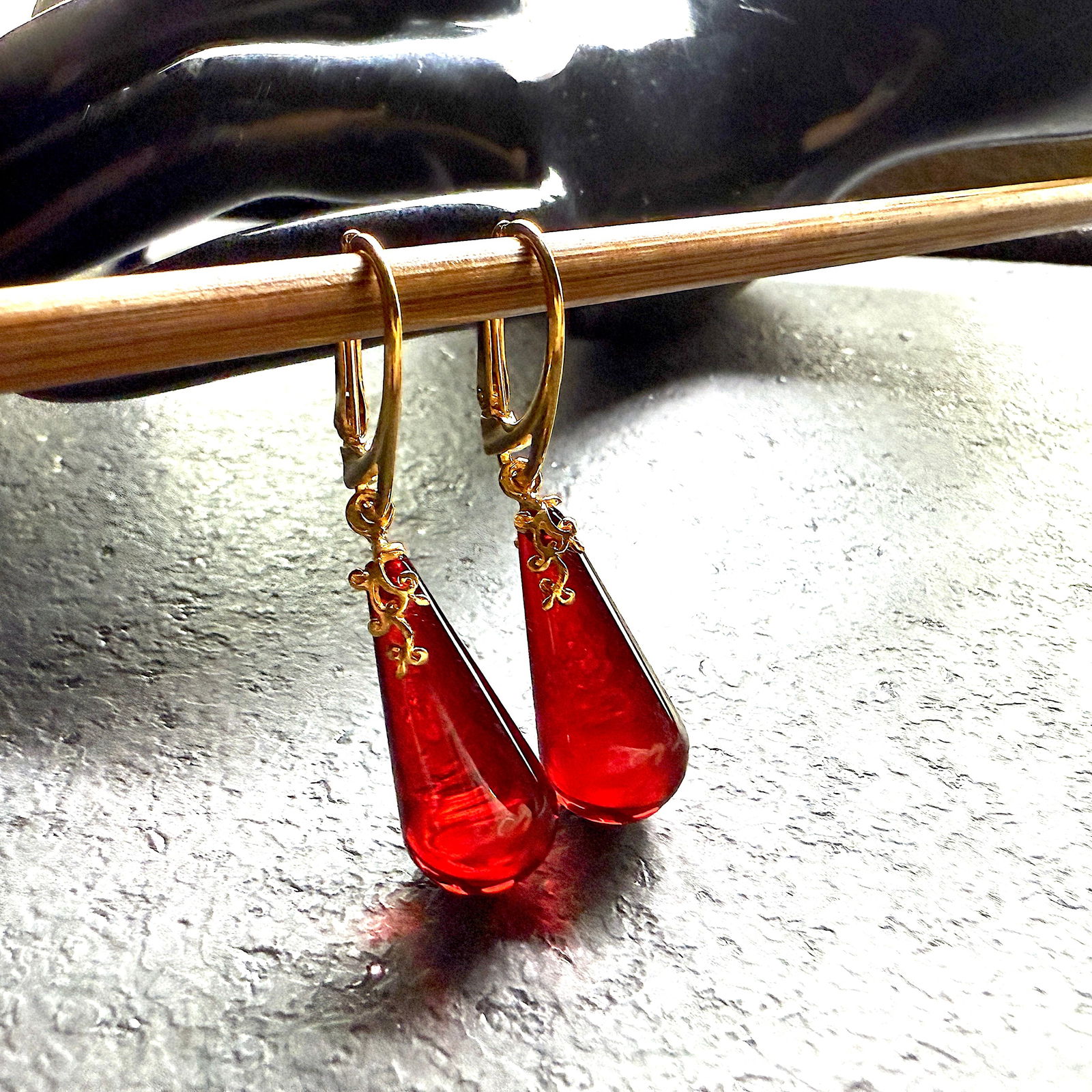 Remarkable Amber Earrings - 5