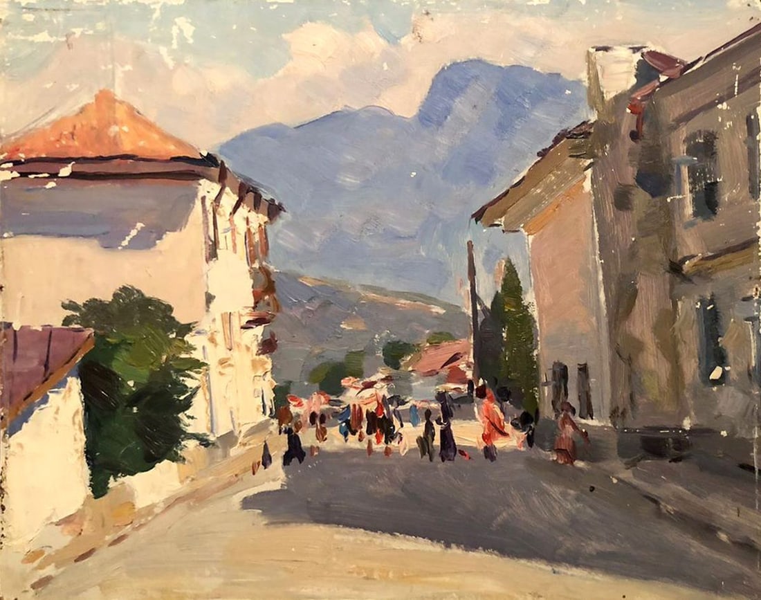 Oil painting Summer landscape Yarovaya Natalya Stepanovna (1 of 7)