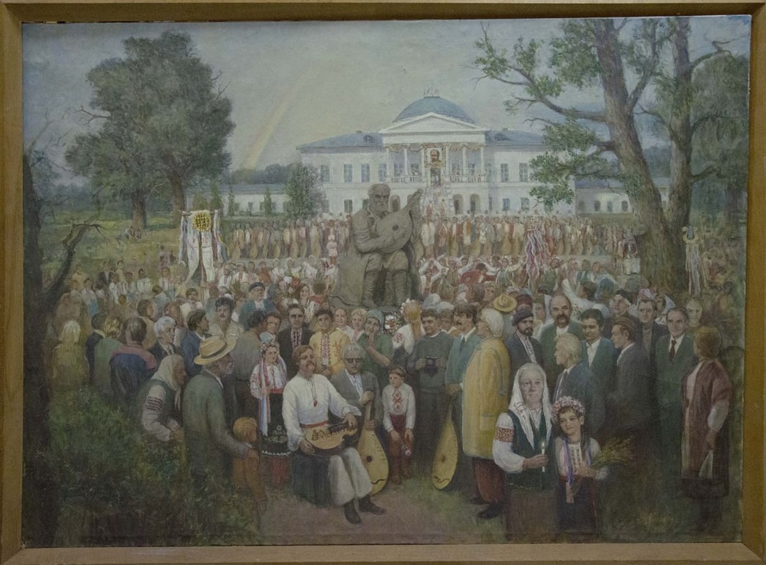 Oil painting On the square Vlasenko Alexander Mikhailovich (1 of 12)