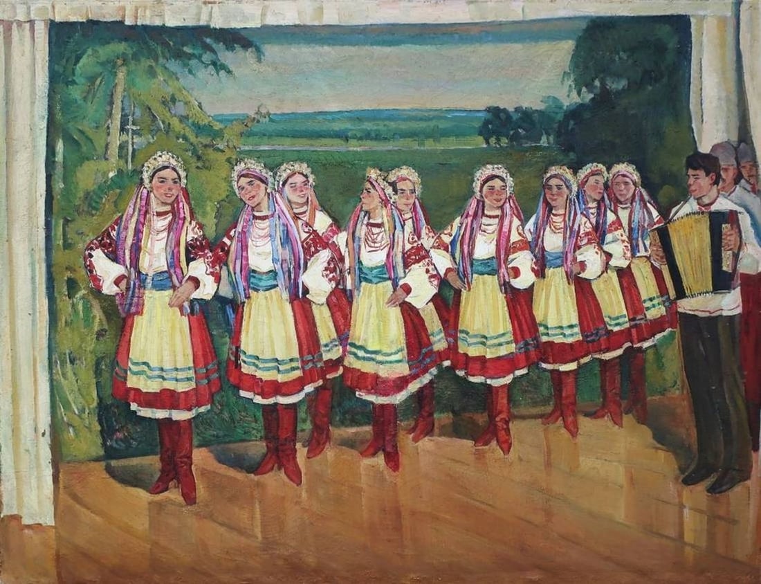 Oil painting Amateur activity Cherny M. M. (1 of 1)