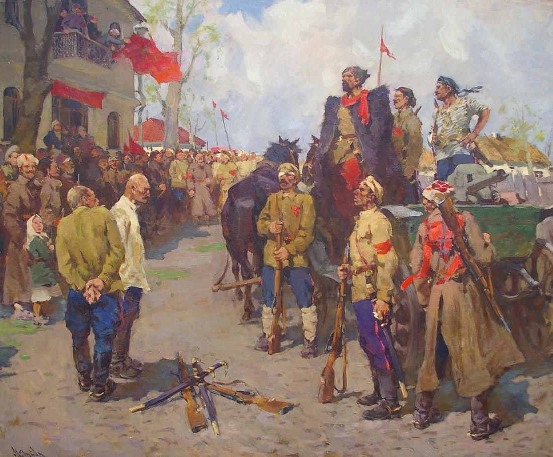 Oil painting War for independence Guida Mikhail Evgenievich: Title: Oil painting War for independence Guida Mikhail Evgenievich Description: №Pol 61 *** ABOUT THIS PAINTING *** * TITLE: "War for independence" * ARTISTS: Guida Mikhail Evgenievich * SIZE: 1