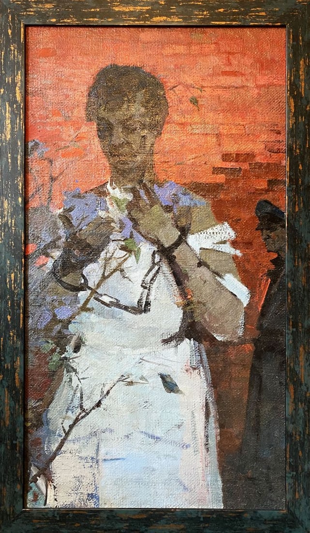 Social realism oil painting Disobedient Serbutovsky Andrey Andreevich: Title: Social realism oil painting Disobedient Serbutovsky Andrey Andreevich Description: №Polt 17 *** ABOUT THIS PAINTING *** * TITLE: "Disobedient" * ARTISTS: Serbutovsky Andrey Andreevich * S