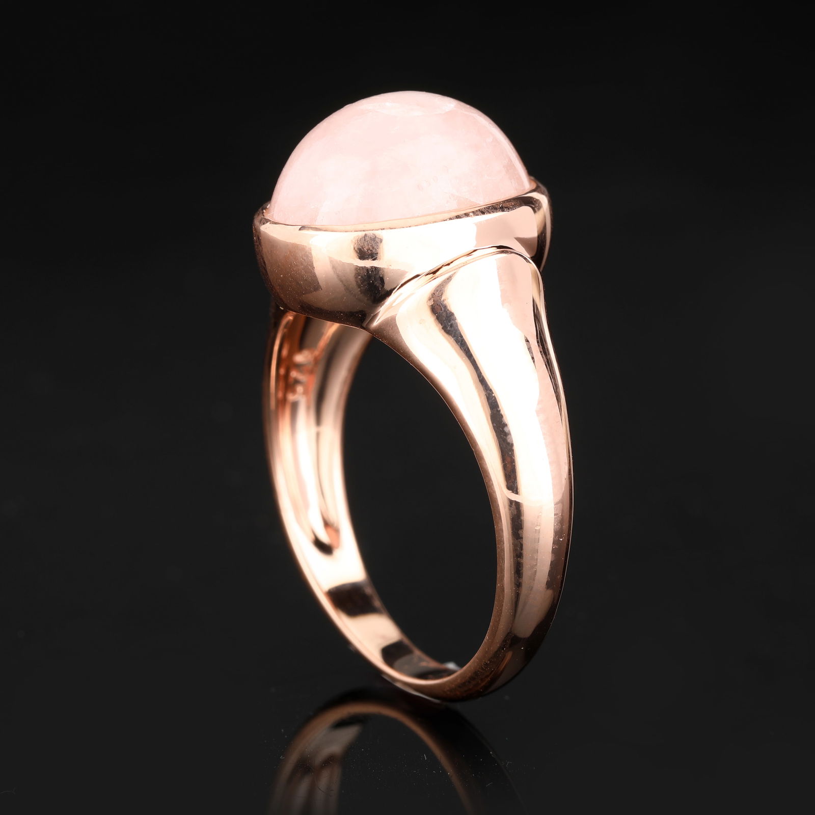 Ring: Morganite CAB Oval 14x10mm