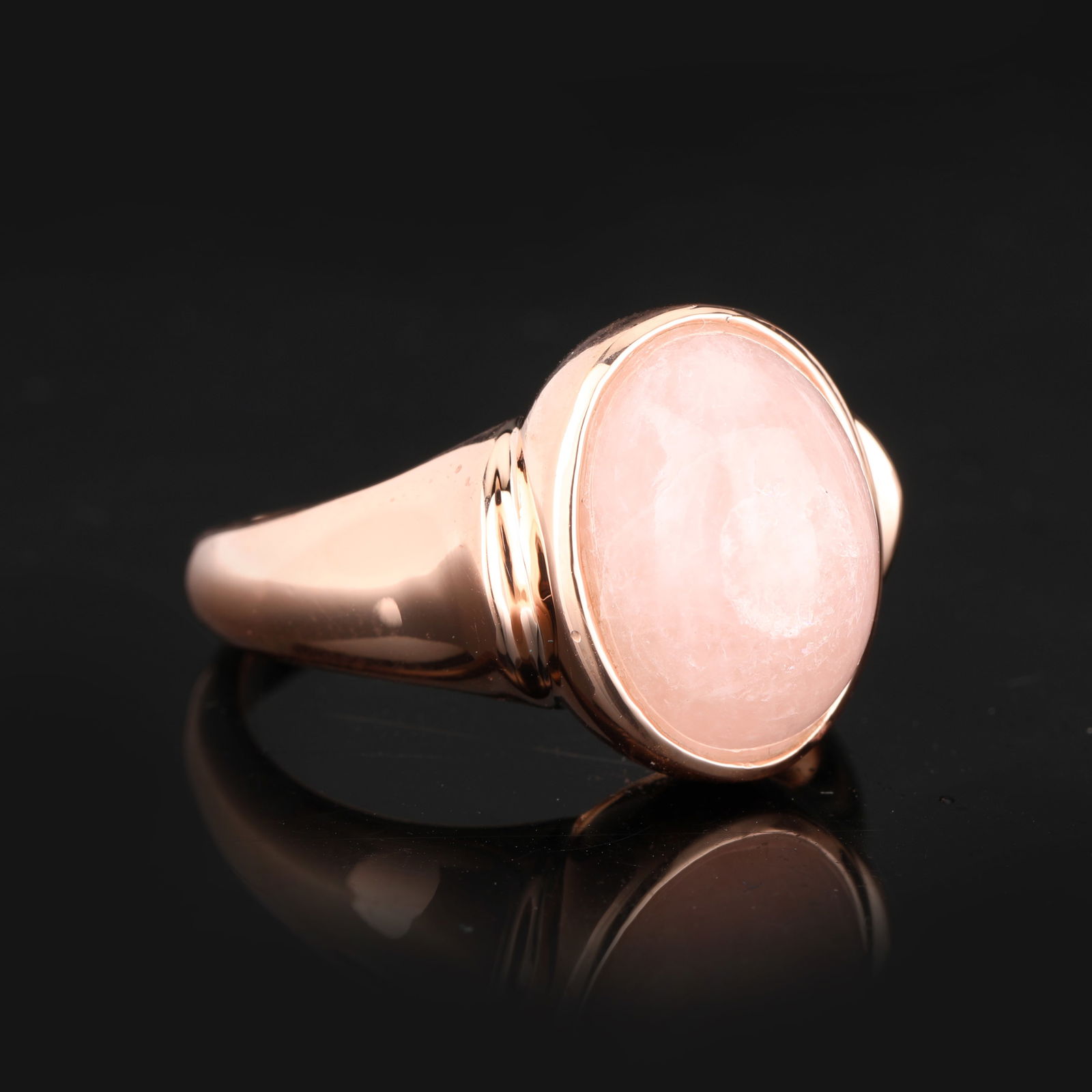 Ring: Morganite CAB Oval 14x10mm - 3