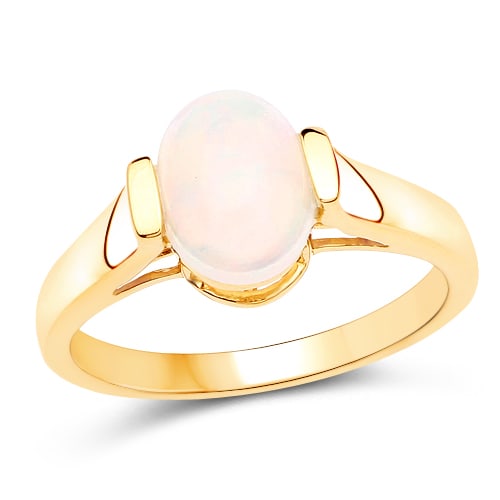 Ring: Ethiopian Opal CAB Oval 9x7mm (1 of 1)