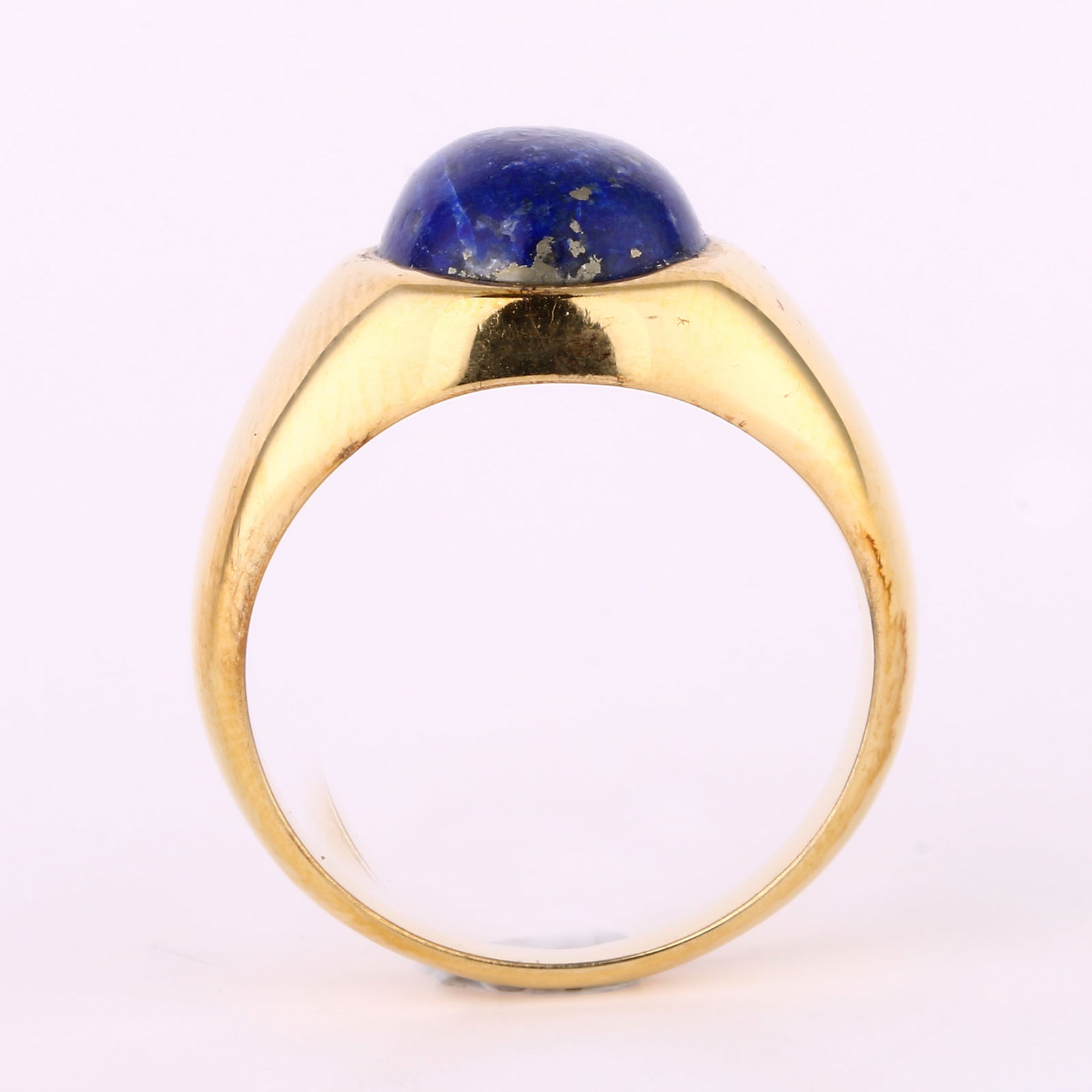 Ring: Lapis CAB Cushion 12x10mm - 3