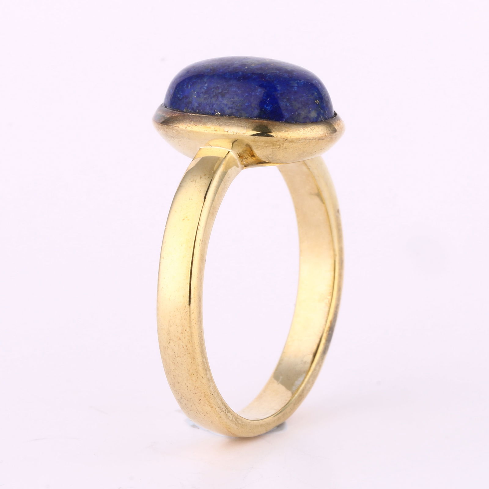 Ring: Lapis CAB Oval 14x10mm