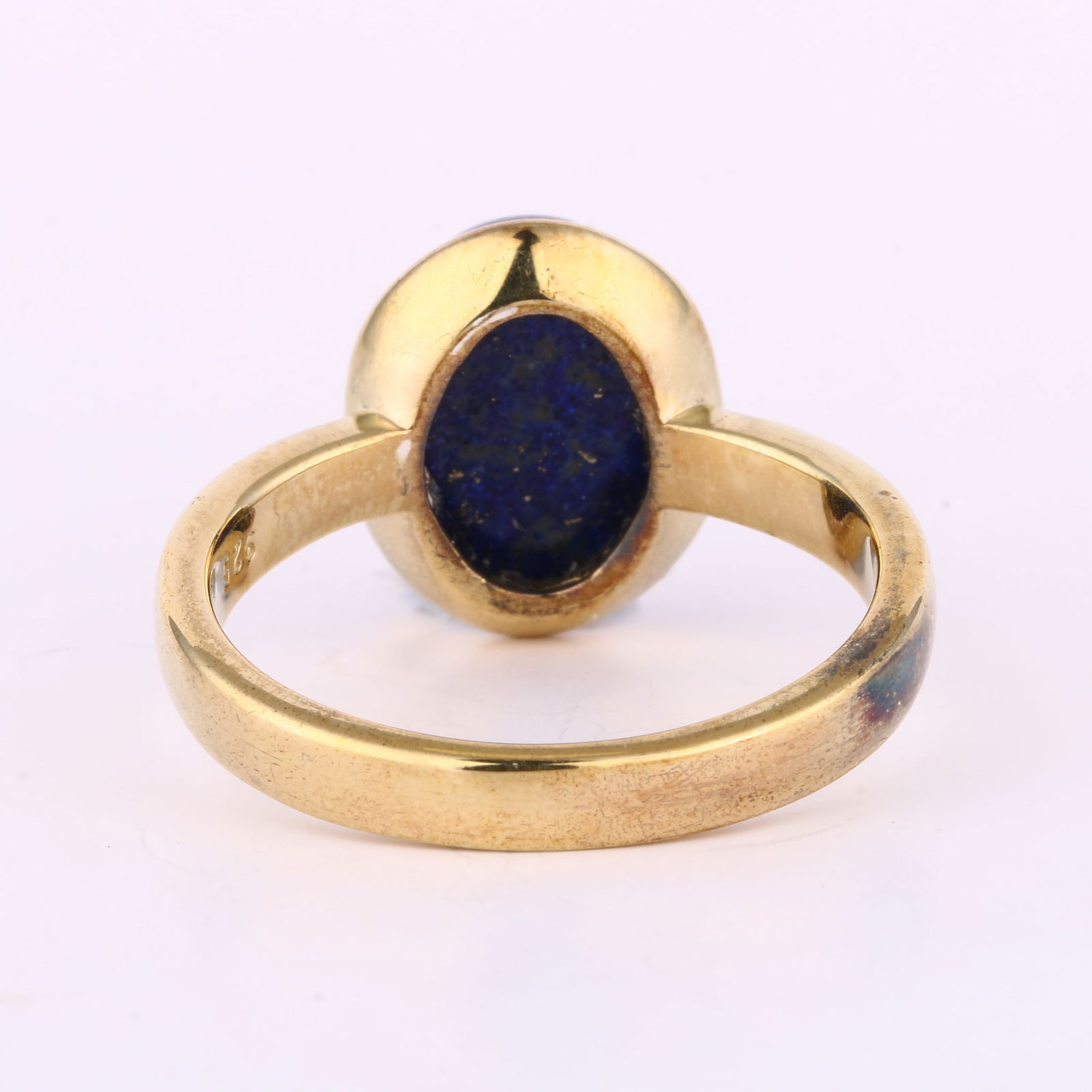 Ring: Lapis CAB Oval 14x10mm - 4