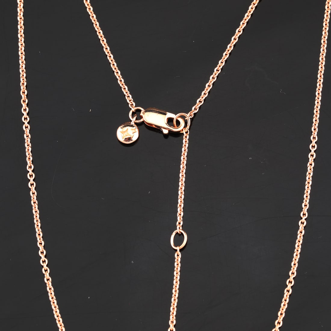 Ring: Karizia Rolo Chain (ROLO FTT 030) with Tag and a triple extention 490mm / 520mm / 550mmmm - 3