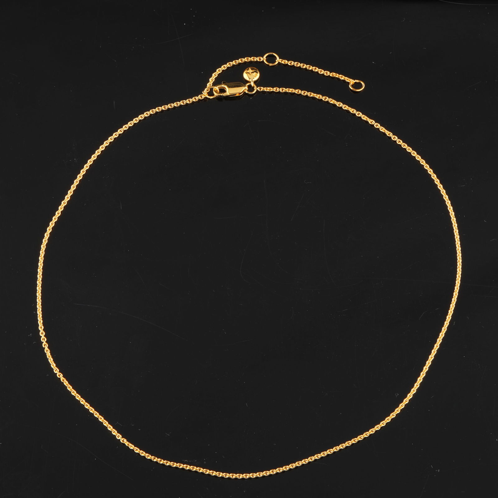 Ring: Karizia Rolo Chain (ROLO FTT 040) with Tag and a triple extention 420mm / 390mm / 360mmmm - 3