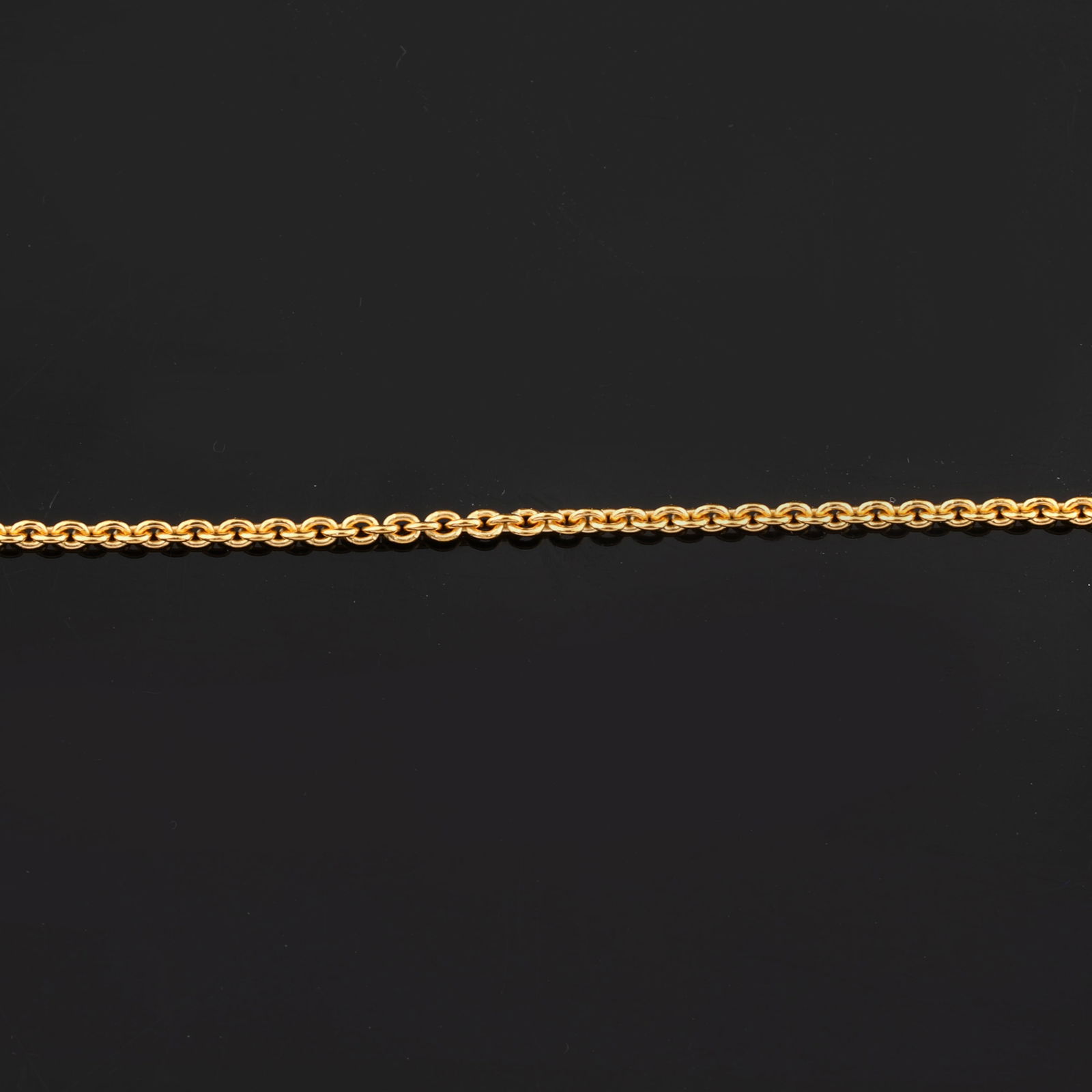 Ring: Karizia Rolo Chain (ROLO FTT 040) with Tag and a triple extention 490mm / 520mm / 550mmmm - 2