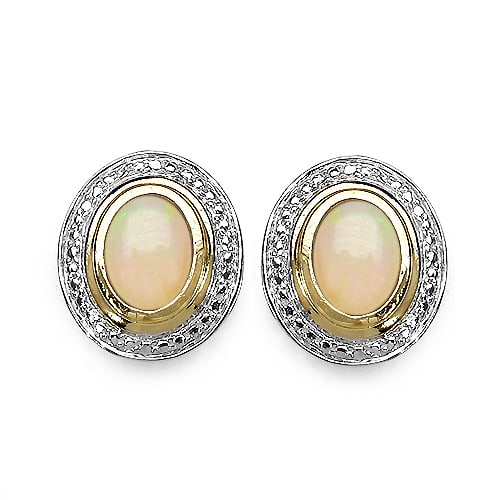 Ring: Ethiopian Opal CAB Oval 8x6mm