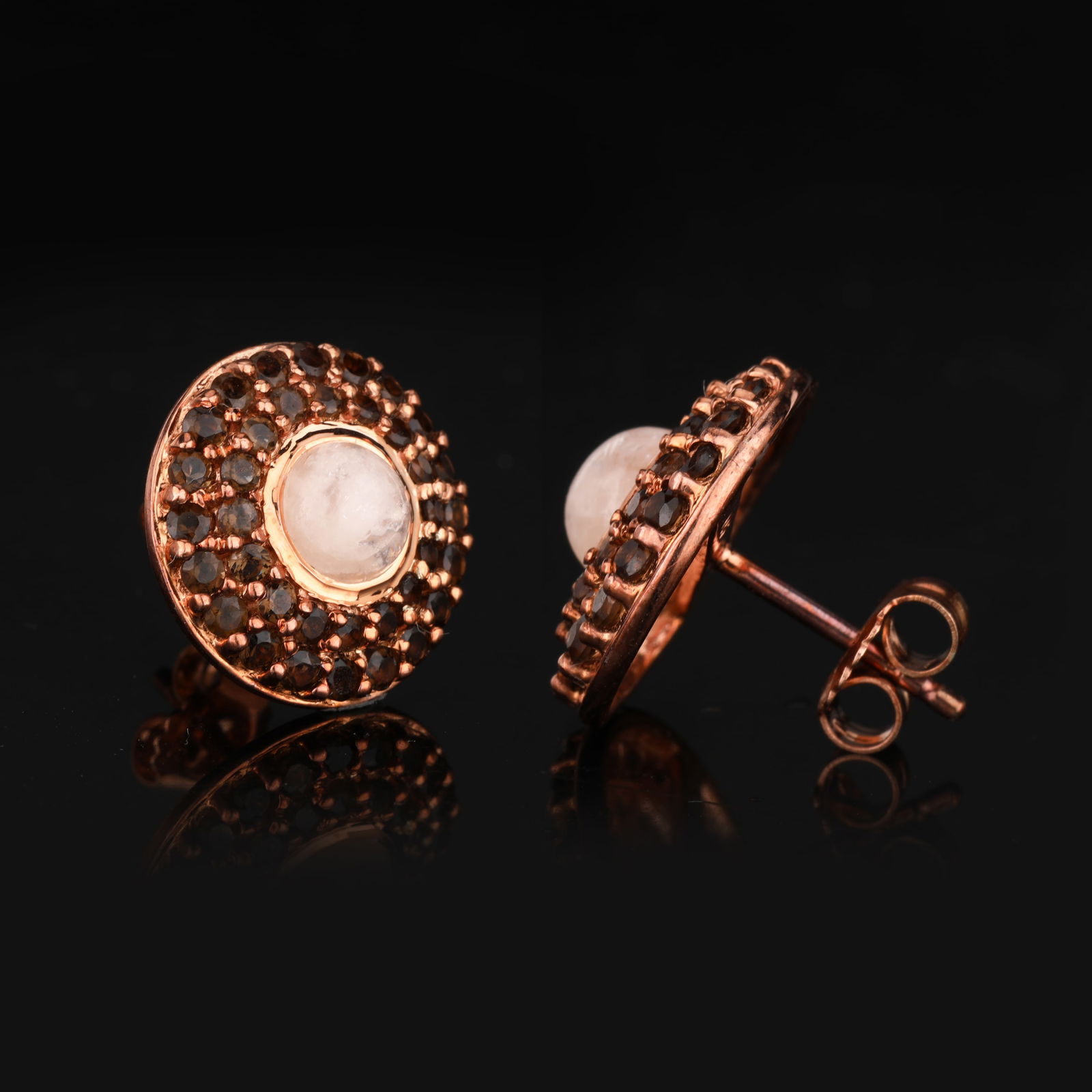 Ring: Morganite CAB Round 6.00mm - 3