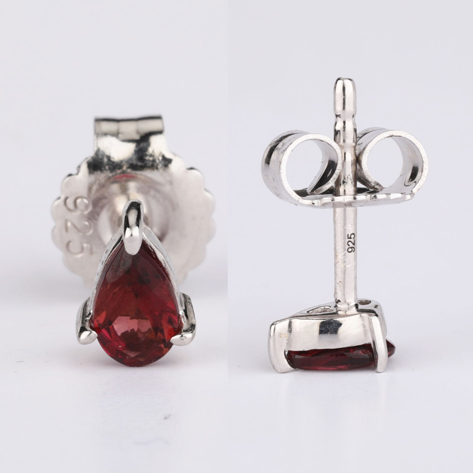 Ring: Pink Tourmaline Pears 5x3mm: No Reserve! Title: Ring: Pink Tourmaline Pears 5x3mm Description: Pink Tourmaline Pears 5x3mm - 1Pc Date/Period: After 2000 Materials: 925 Silver W/Rhodium Gross Weight: 0.8 Gem Weight: 0.42 Dia Weigh