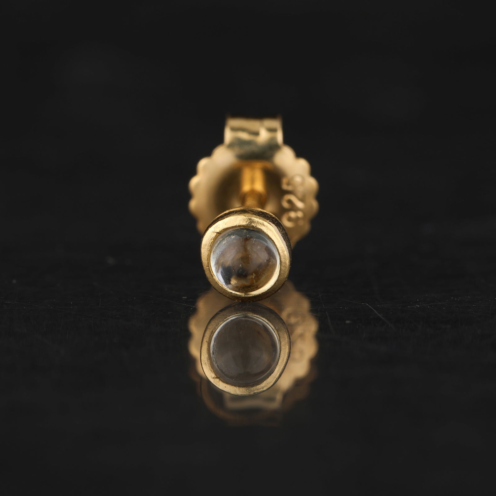 Ring: Aquamarine CAB Round 3.00mm - 3