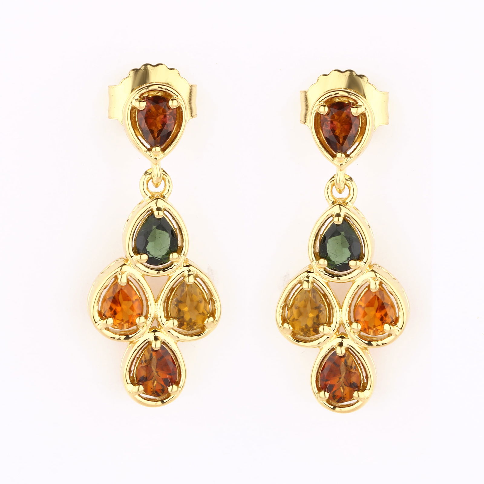 Ring: Pink Tourmaline Pears 4x3mm - 3