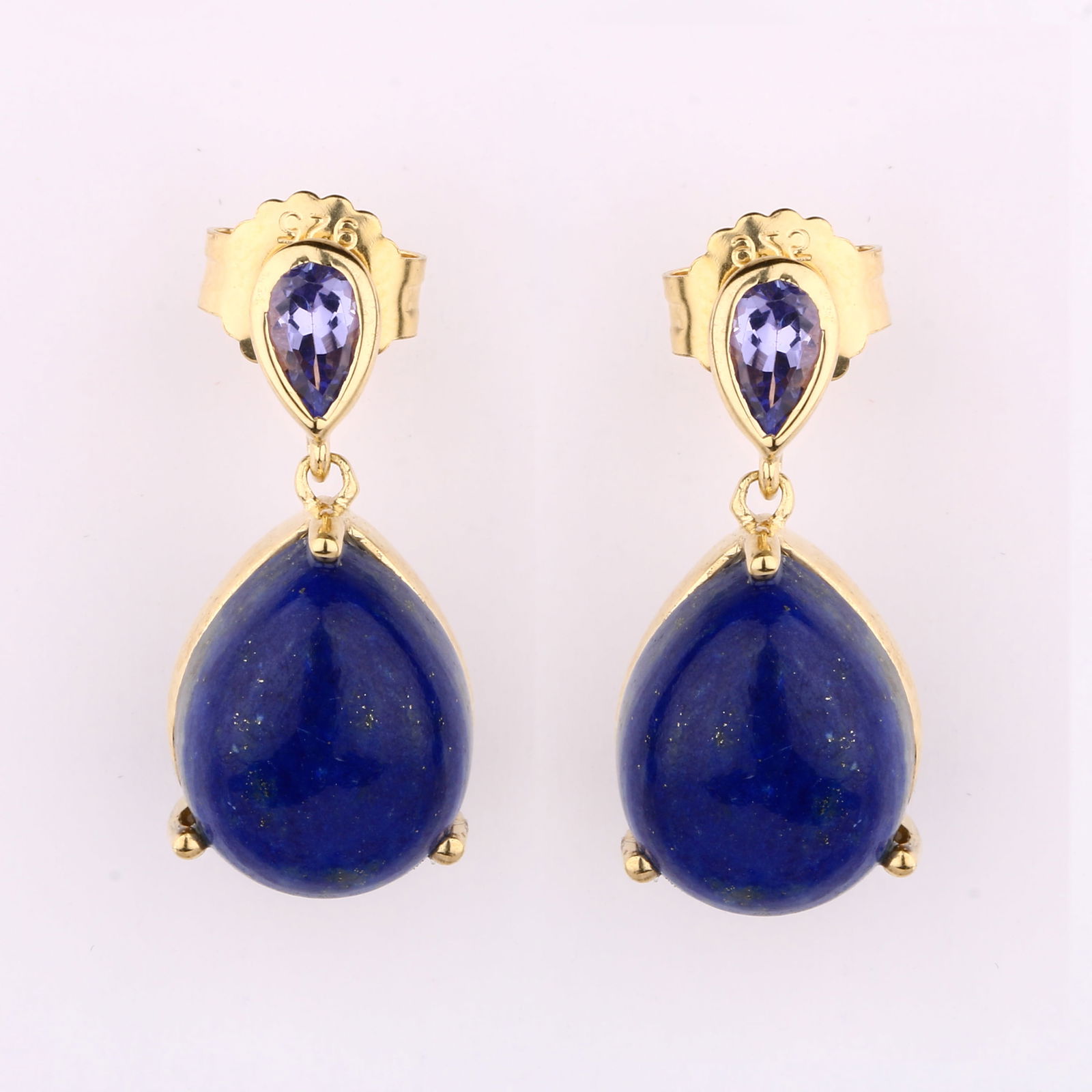 Ring: Lapis CAB Pears 11x9mm