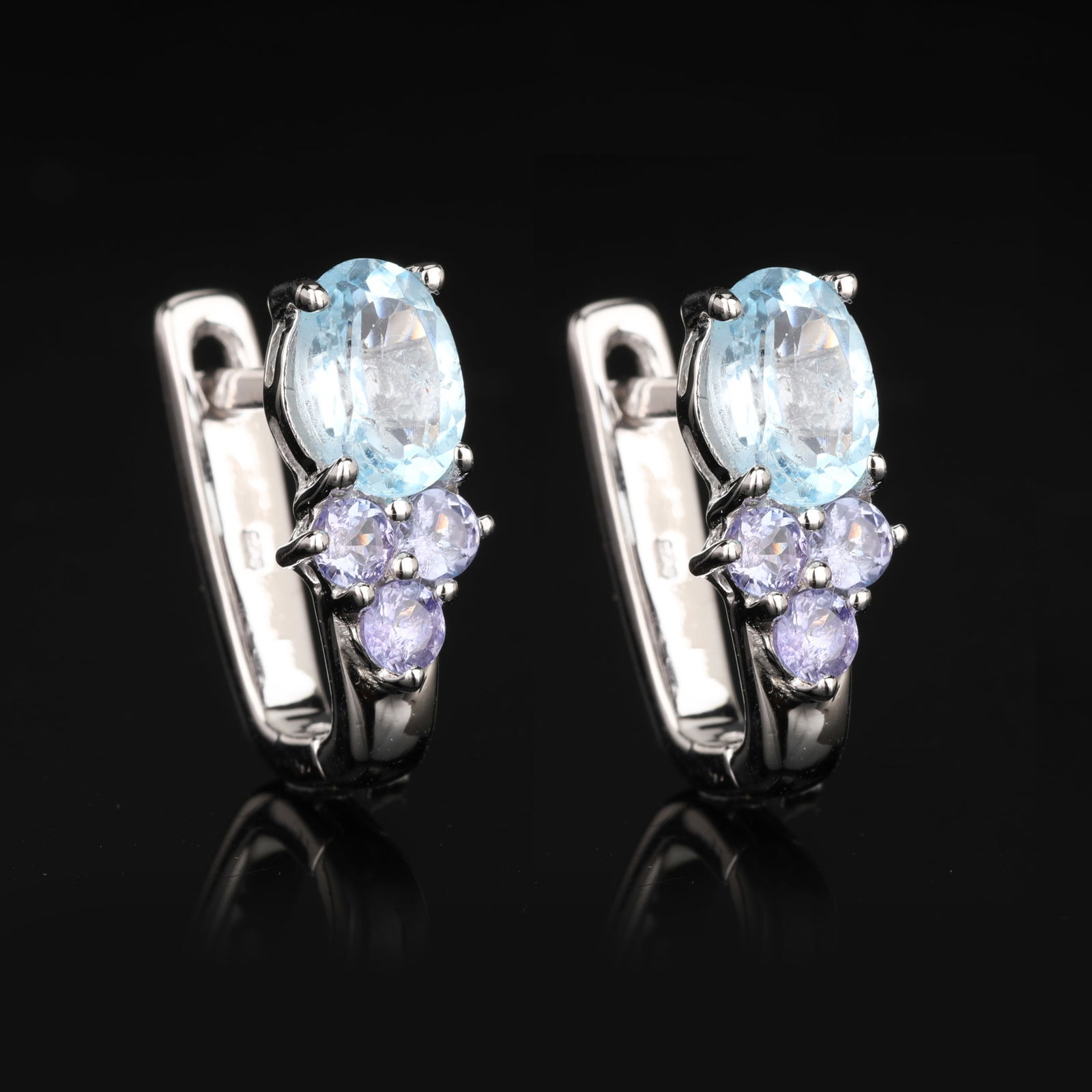 Ring: Blue Topaz Oval 8x6mm - 3