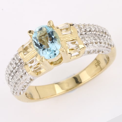 Ring: Aquamarine Oval 7x5mm (1 of 1)