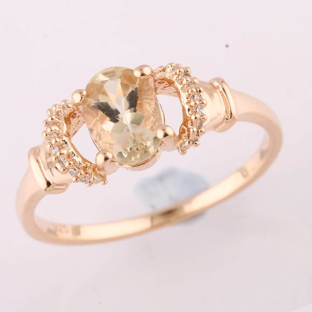 Ring: Morganite Oval 7x5mm (1 of 1)