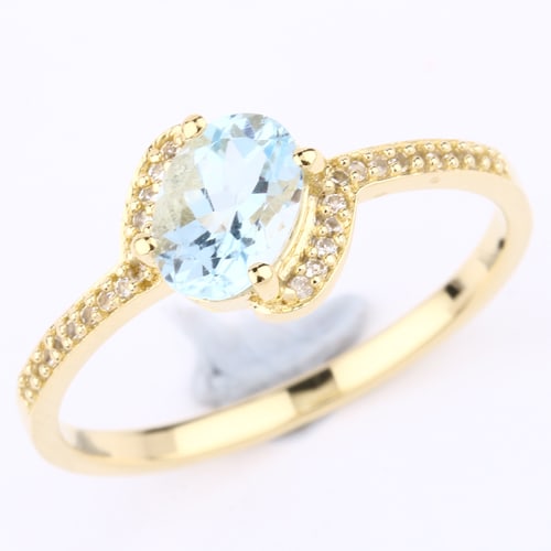Ring: Aquamarine Oval 7x5mm (1 of 1)