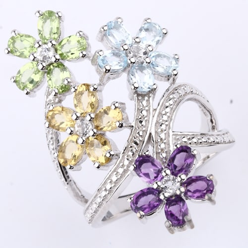 Ring: African Amethyst Oval 4x3mm