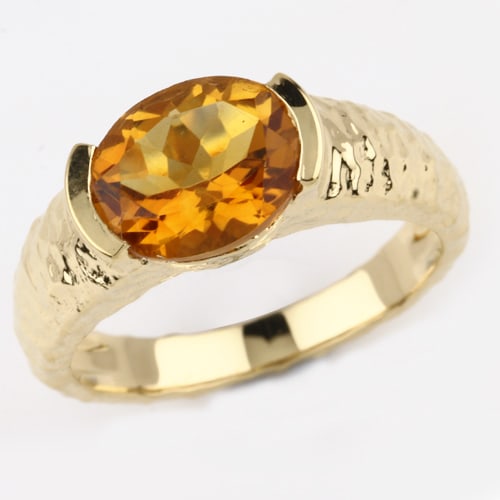 Ring: Madeira Citrine Oval 10x8mm (1 of 1)