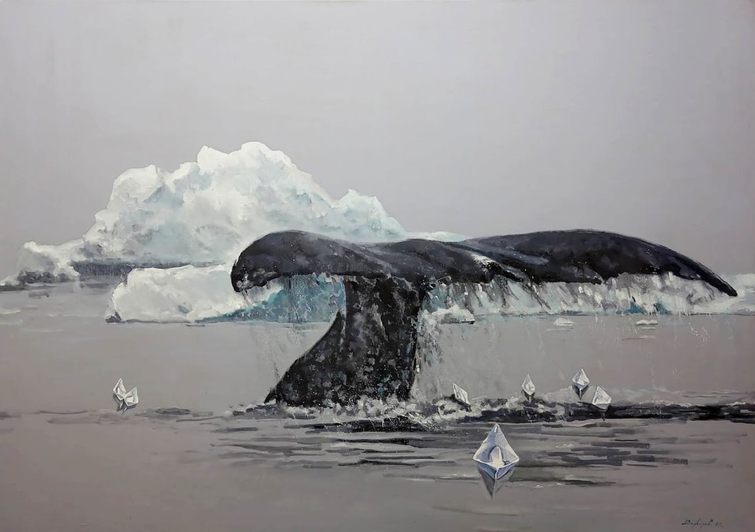 Oil painting Without oars Varvarov Anatoly Viktorovich: Title: Oil painting Without oars Varvarov Anatoly Viktorovich Description: Varv 30 *** ABOUT THIS PAINTING *** * TITLE: "Without oars" * ARTISTS: Varvarov Anatoly Viktorovich * SIZE: 190x135 cm/'74.80